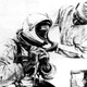 Illustration for article titled NASA Loaned Norman Rockwell a Spacesuit for This Picture